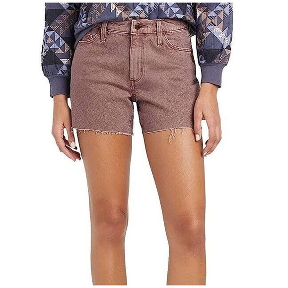 Universal Thread Pants - Universal Thread Vintage Midi Cut-Off Denim Jean Shorts Womens 2/26 Raw Hem